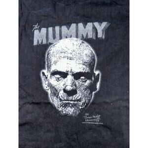 VINTAGE THE MUMMY BORIS KARLOFF MONSTERS TEE UNIVERSAL 90's